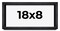 Panoramic Shadow Box 1" Depth Black Picture Frame - UV Acrylic, Backing, Hanging Hardware